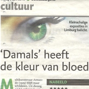 Expositie Armando in Dagblad de Limburger